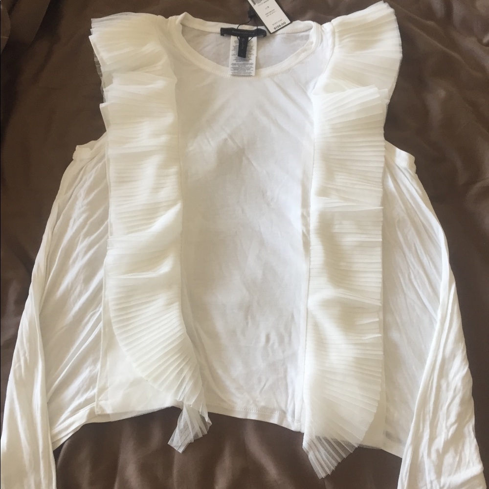 Aston Tee with tulle ruffles